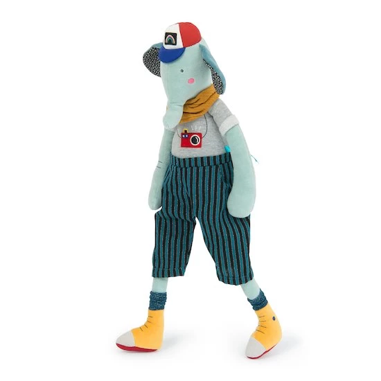 Moulin Roty Poupée éléphant Pablo Les Broc'n Rolls 4 Moulin Roty Poupée éléphant Pablo Les Broc'n Rolls – Image 2