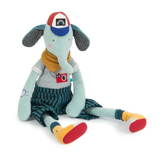 Moulin Roty Poupée éléphant Pablo Les Broc'n Rolls 5 Moulin Roty Poupée éléphant Pablo Les Broc'n Rolls – Image 3