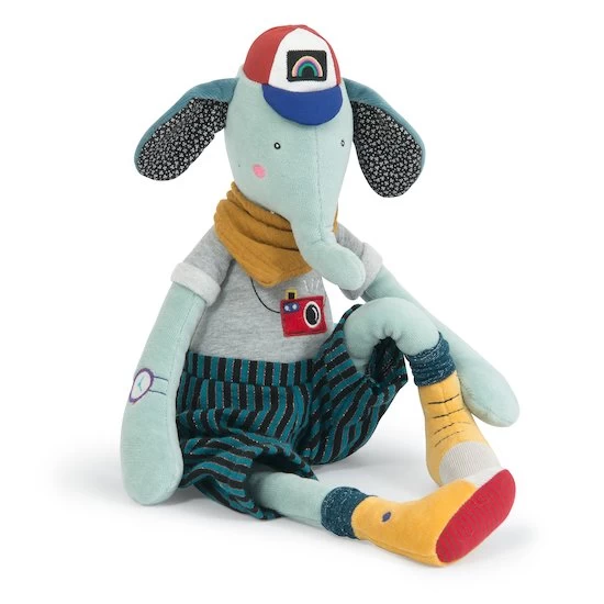 Moulin Roty Poupée éléphant Pablo Les Broc'n Rolls 6 Moulin Roty Poupée éléphant Pablo Les Broc'n Rolls – Image 4