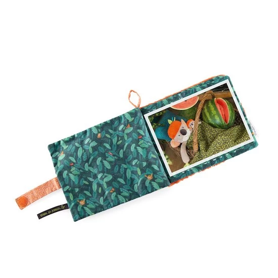 Moulin Roty Album Photo Textile Panthère Dans La Jungle 4 Moulin Roty Album Photo Textile Panthère Dans La Jungle – Image 2