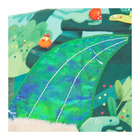 Moulin Roty Grand Livre Tissu D'activités Dans La Jungle 7 Moulin Roty Grand Livre Tissu D'activités Dans La Jungle – Image 5