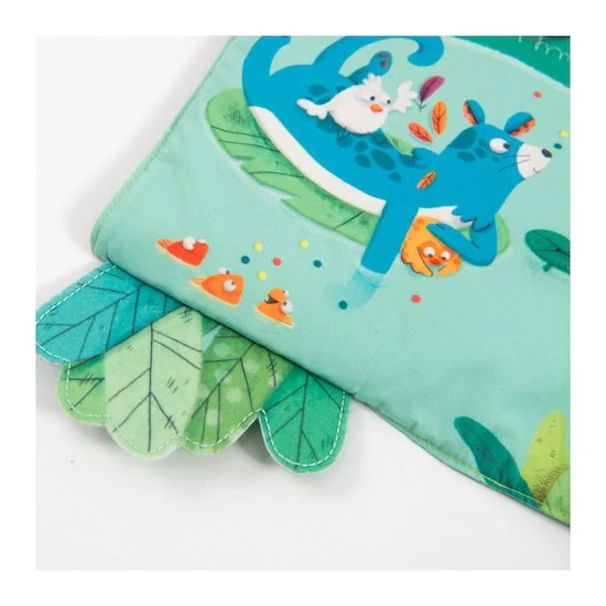 Moulin Roty Grand Livre Tissu D'activités Dans La Jungle 9 Moulin Roty Grand Livre Tissu D'activités Dans La Jungle – Image 7