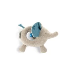 Moulin Roty Anneau-hochet Eléphant Sous Mon Baobab