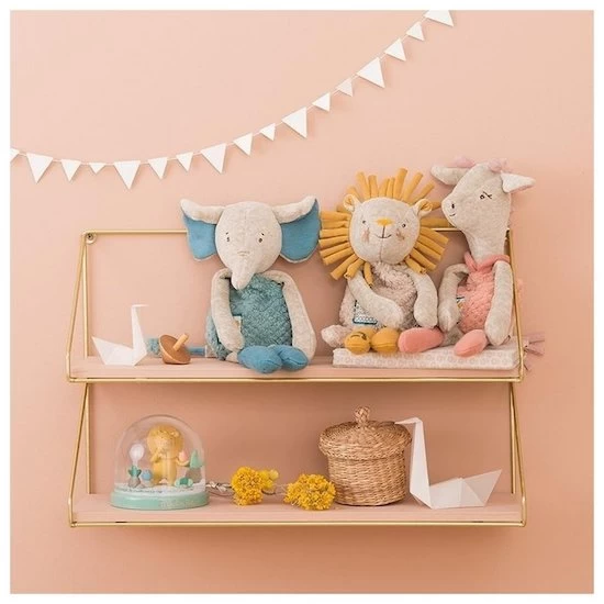 Moulin Roty Doudou-hochet éléphant Sous Mon Baobab 4 Moulin Roty Doudou-hochet éléphant Sous Mon Baobab – Image 2