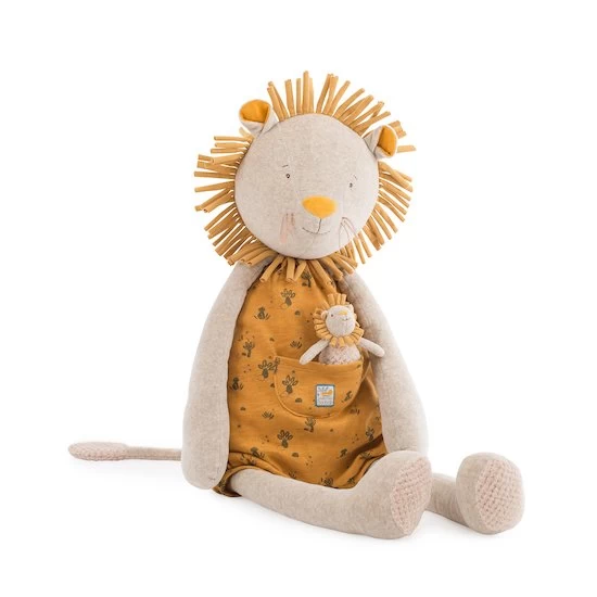 Moulin Roty Peluche Lion Géant Sous Mon Baobab 4 Moulin Roty Peluche Lion Géant Sous Mon Baobab – Image 2