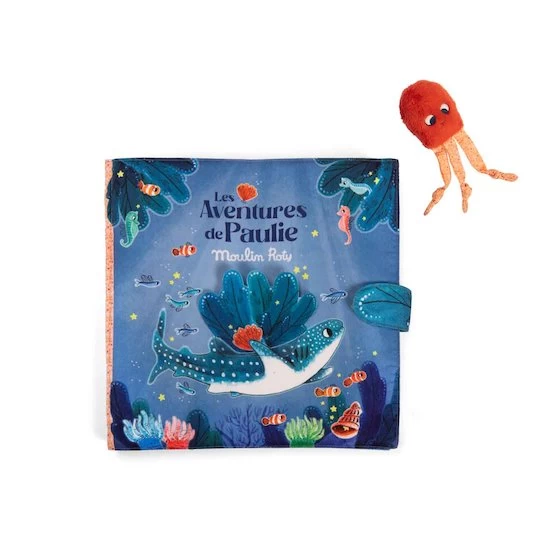 Moulin Roty Grand Livre Tissu D'activités Les Aventures De Paulie 4 Moulin Roty Grand Livre Tissu D'activités Les Aventures De Paulie – Image 2
