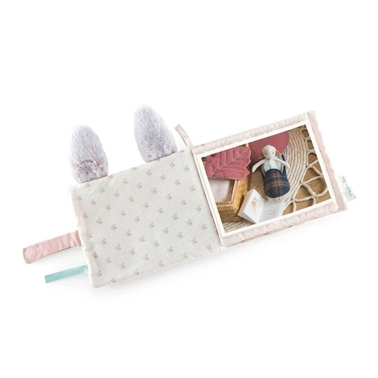 Moulin Roty Album Photo Textile Rose Après La Pluie 4 Moulin Roty Album Photo Textile Rose Après La Pluie – Image 2