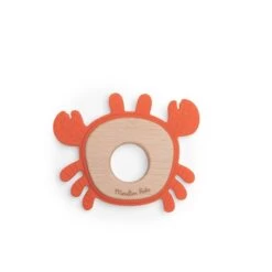Moulin Roty Anneau De Dentition Bois Et Silicone Crabe -Magasin de jouets 550Wx550H 3575676763735 2