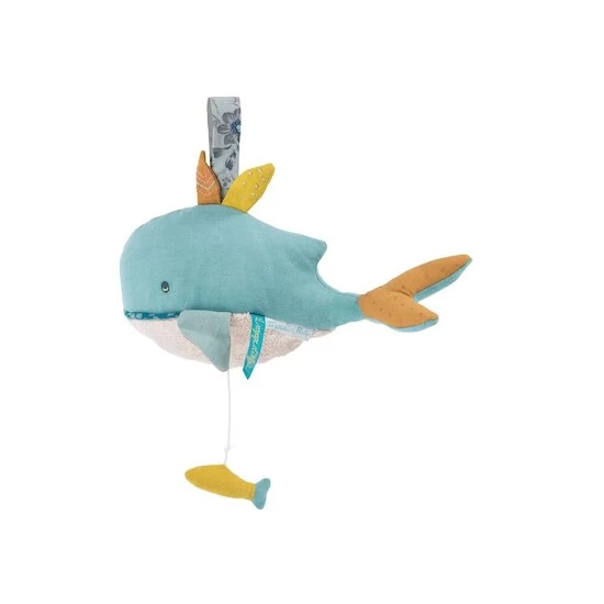 Moulin Roty Peluche Musicale Baleine Le Voyage D'Olga 3 Moulin Roty Peluche Musicale Baleine Le Voyage D'Olga