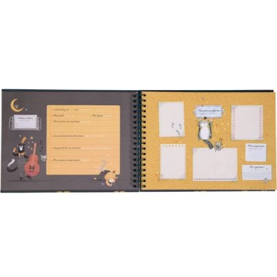 Moulin Roty Album Souvenirs école Les Moustaches 4 Moulin Roty Album Souvenirs école Les Moustaches – Image 2