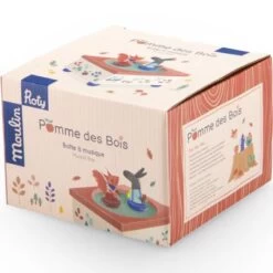 Moulin Roty Boîte à Musique Magnétique Pomme Des Bois -Magasin de jouets boite a musique magnetique pomme des bois 2