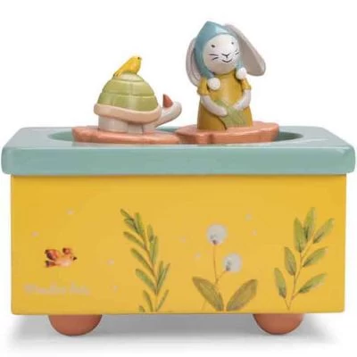 Moulin Roty Boîte à Musique Trois Petits Lapins 5 Moulin Roty Boîte à Musique Trois Petits Lapins – Image 3