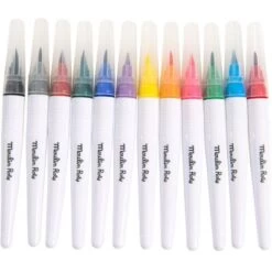 Moulin Roty Boîte De 12 Gros Feutres Pinceaux 6 Moulin Roty Boîte De 12 Gros Feutres Pinceaux -Magasin de jouets boite de 12 gros feutres pinceaux 2