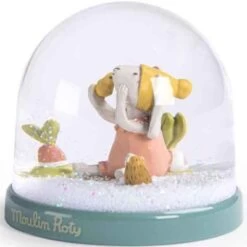 Moulin Roty Boule à Neige Trois Petits Lapins -Magasin de jouets boule a neige trois petits lapins 3