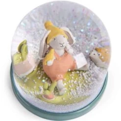 Moulin Roty Boule à Neige Trois Petits Lapins -Magasin de jouets boule a neige trois petits lapins 4