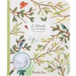 Moulin Roty Cahier De Coloriage Avec 148 Stickers Le Botaniste
