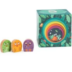 Moulin Roty Cubes Empilables Dans La Jungle (6 Cubes) 10 Moulin Roty Cubes Empilables Dans La Jungle (6 Cubes) -Magasin de jouets cubes empilables dans la jungle 6 cubes 4