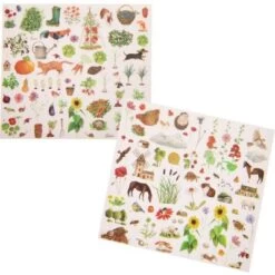 Moulin Roty Décalcomanies Du Jardinier Le Jardin Du Moulin -Magasin de jouets decalcomanies du jardinier le jardin du moulin 3