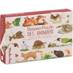 Moulin Roty Domino-puzzle Des Animaux