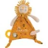 Moulin Roty Doudou Attache Sucette Lion Sous Mon Baobab (personnalisable) -Magasin de jouets doudou attache sucette lion sous mon baobab personnalisable