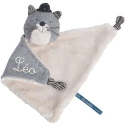 Moulin Roty Doudou Chat Fernand Les Moustaches (personnalisable)