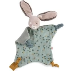 Moulin Roty Doudou Plat Lapin Sauge Trois Petits Lapins -Magasin de jouets doudou plat lapin sauge trois petits lapins 2