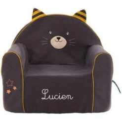 Moulin Roty Fauteuil Club Chat Les Moustaches (personnalisable)