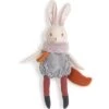 Moulin Roty Grande Peluche Plume Le Lapin Après La Pluie (44 Cm)