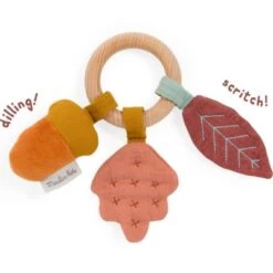 Moulin Roty Hochet Anneau En Bois Chêne Après La Pluie