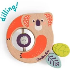 Moulin Roty Hochet En Bois Koco Le Koala Dans La Jungle