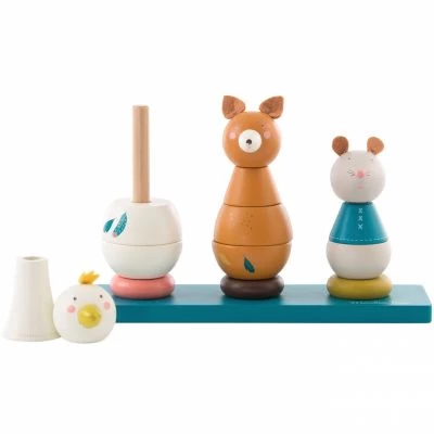 Moulin Roty Jeu à Empiler Le Voyage D'Olga (15 Pièces) 4 Moulin Roty Jeu à Empiler Le Voyage D'Olga (15 Pièces) – Image 2