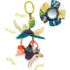 Moulin Roty Jouet D'activités à Suspendre Pakou Le Toucan Dans La Jungle -Magasin de jouets jouet d activites a suspendre pakou le toucan dans la jungle 4