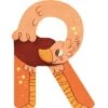 Moulin Roty Lettre R En Bois Autruche Orange