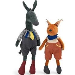 Moulin Roty Peluche Anatole L'âne Pomme Des Bois (49 Cm) -Magasin de jouets peluche anatole l ane pomme des bois 49 cm 4