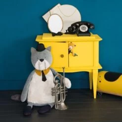 Moulin Roty Peluche Chat Fernand Les Moustaches (19 Cm) -Magasin de jouets peluche chat fernand les moustaches 19 cm 6