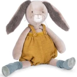 Moulin Roty Peluche Lapin Ocre Trois Petits Lapins (38 Cm) -Magasin de jouets peluche lapin ocre trois petits lapins 38 cm 3