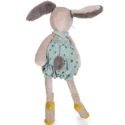Moulin Roty Peluche Lapin Sauge Trois Petits Lapins (38 Cm) 7 Moulin Roty Peluche Lapin Sauge Trois Petits Lapins (38 Cm) – Image 5
