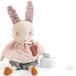 Moulin Roty Peluche Musicale Lapin Après La Pluie (36 Cm) -Magasin de jouets peluche musicale lapin apres la pluie 36 cm 4