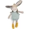 Moulin Roty Peluche Petit Lapin Sauge Trois Petits Lapins (30 Cm) -Magasin de jouets peluche petit lapin sauge trois petits lapins 30 cm