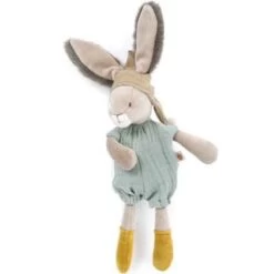 Moulin Roty Peluche Petit Lapin Sauge Trois Petits Lapins (30 Cm) -Magasin de jouets peluche petit lapin sauge trois petits lapins 30 cm 2