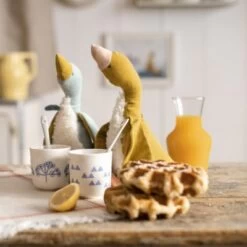 Moulin Roty Peluche Petite Oie Jaune Bambou Le Voyage D'Olga (23 Cm) -Magasin de jouets peluche petite oie jaune bambou le voyage d olga 23 cm 3