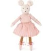Moulin Roty Poupée Souple Souris Anna La Petite école De Danse (28 Cm) -Magasin de jouets poupee souple souris anna la petite ecole de danse 28 cm
