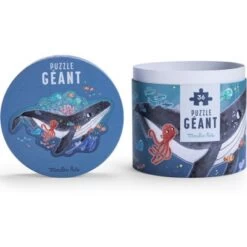 Moulin Roty Puzzle Baleine Les Aventures De Paulie (36 Pièces) -Magasin de jouets puzzle baleine les aventures de paulie 36 pieces 3