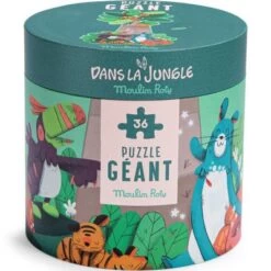 Moulin Roty Puzzle Palmier Dans La Jungle (36 Pièces) -Magasin de jouets puzzle palmier dans la jungle 36 pieces 3