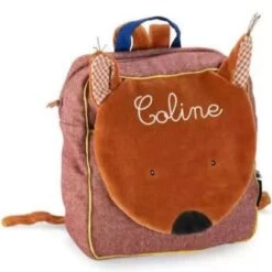 Moulin Roty Sac à Dos Harry L'écureuil Pomme Des Bois (personnalisable)