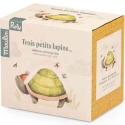 Moulin Roty Veilleuse Tortue Trois Petits Lapins -Magasin de jouets veilleuse tortue trois petits lapins 9